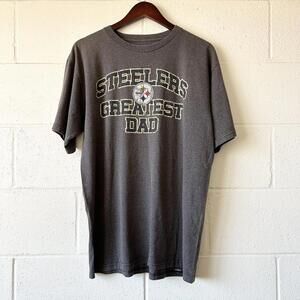 NFL Pittsburgh Steelers Football Dad Humor Graphic T-Shirt Men's Large